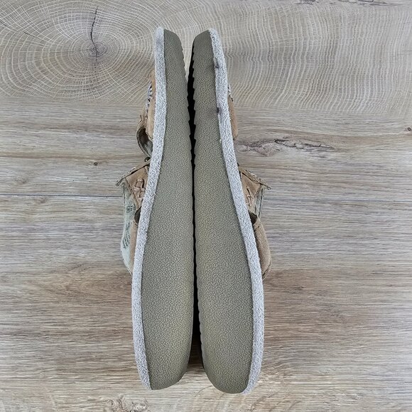 Earth Spirit Womens Sandals Suede Leather Tan Embellished Boho Casual Size 8 - Picture 8 of 12